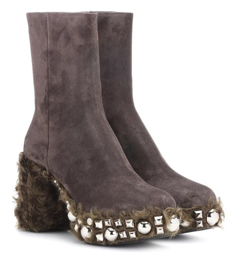 Fur Miu Miu Boots for Women 